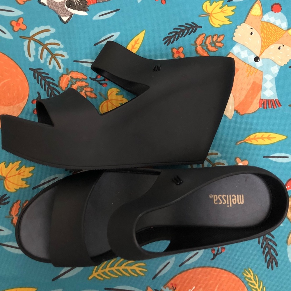 New Melissa wedge sandals